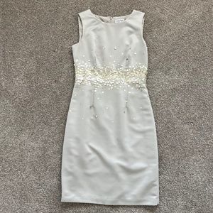 Calvin Klein Ivory Party Dress